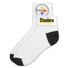 Pittsburgh Steelers Short Crew Roll Down Sock