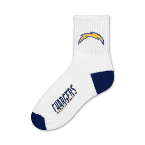 San Diego Chargers Short Crew Sock