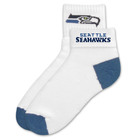 Seattle Seahawks Short Crew Roll Down Sock