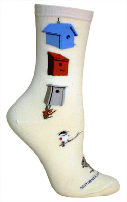 Bird Houses on natural LW583