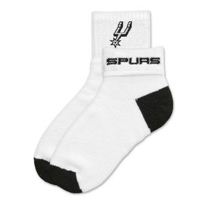 San Antonio Spurs Short Crew Roll Down Sock