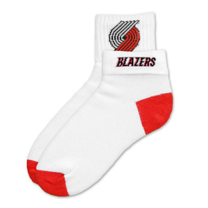Portland Trailblazers Short Crew Roll Down Sock