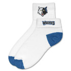 Minnesota Timberwolves Short Crew Roll Down Sock