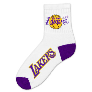 Los Angeles Lakers Short Crew Sock