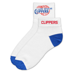 Los Angeles Clippers Short Crew Roll Down Sock