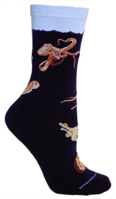 Octopus on navy LW636