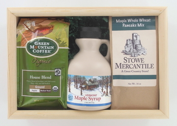 Wooden Vermont Breakfast Box