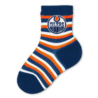 Edmonton Oilers Kids Stripe Sock
