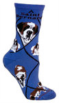 Saint Bernard on indigo PH1150