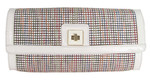 Spectator Multi Colored Straw Clutch