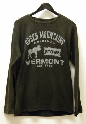  Stowe Vermont Long Sleeve Thermal - Black
