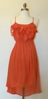 Ruffle Top Dress - Tomato