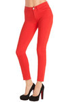 811 Mid-rise Twill in Lipstick