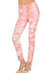 Mid-Rise 11" Skinny in Tie-Dye Twisted Coral