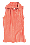 Silk Double Pocket Top