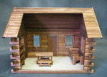 Crockett's Log Cabin Dollhouse Kit
