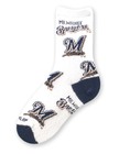 Milwaukee Brewers All Over Design Kids Sock