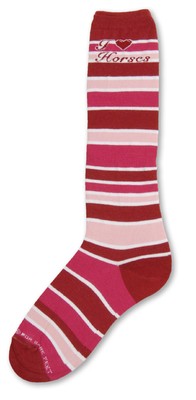 I Love Horses Sock