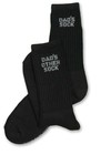 Dad's Sock Dad's Other Sock Black Long Crew