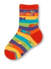 Happy Fish Rainbow Stripes Kids Sock