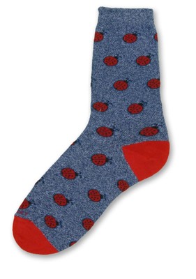 Marbled Ladybug Sock