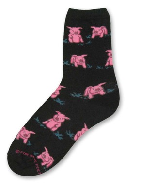 Pigs At Night Sock