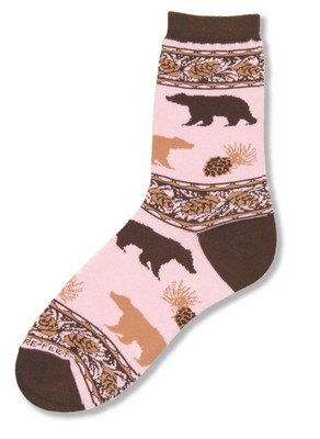 Pink Bear Sock