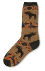 Pine Cone Moose Sock