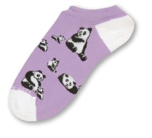 Lavender Panda Sock