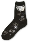 Snowflake Polar Bear Sock