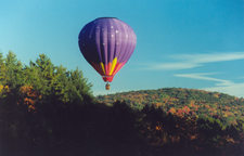 "Purple Balloon Over the Gorge"