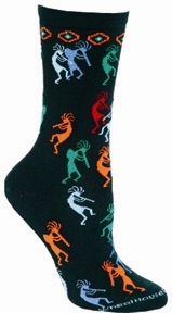 Colorful Kokopelli Black LW124