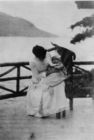 Virginia Gillette as baby with Ann
