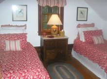 red bedroom