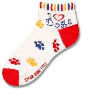 I Love Dogs Sock