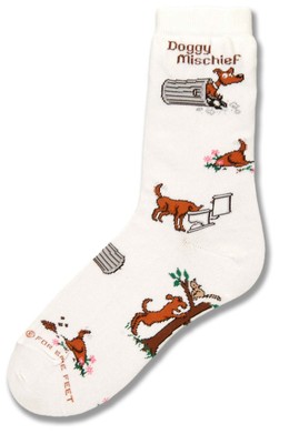 Doggy Mischief Sock