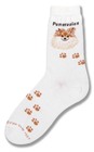 Pomeranian Head W/Paw Prints