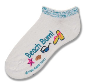 Beach Bum No Show Sock
