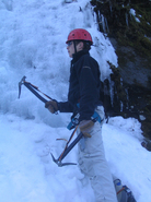 Cody Dyer Preparing to Climb