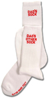 Dad's Sock Dad's Other Sock White Long Crew