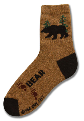 Bear Silhouette Sock