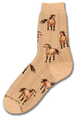 Buckskin Horses Sock