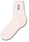 White Logoman Short Crew Sock
