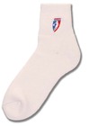 WNBA White Short Crew Sock