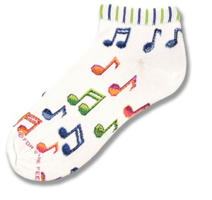 Psychedelic Notes Sock
