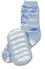 Abstract Grandma Slipper Sock