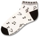 Piano Keys/Notes Sock