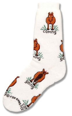 Horse Coming/Going Sock