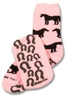 Horse Silhouette Slipper Sock