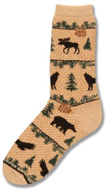 Wilderness Silhouettes Sock